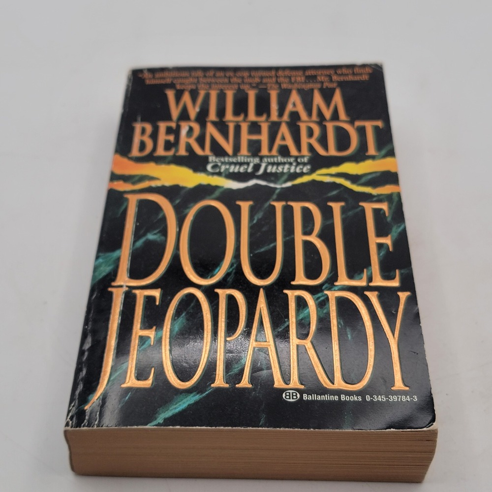 William Bernhardt Double Jeopardy Paperback 1996 Legal Thriller Mystery Good